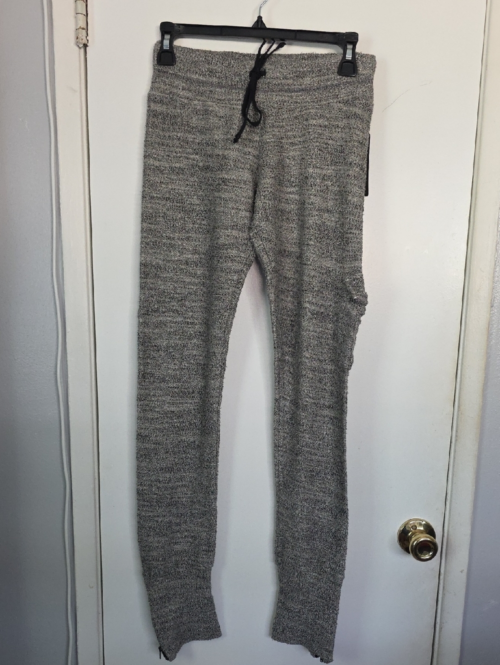 Michael Lauren Light Gray Cozy Knit Pant